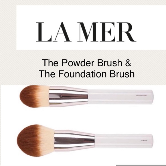 La Mer Makeup La Mer Brushes The Powder Brush The Foundation Brush New Poshmark